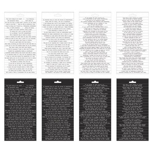 Simon Says Stamp! Tim Holtz Idea-ology SNARKY Small Talk Stickers th93704