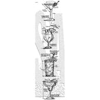 Simon Says Stamp! Tim Holtz Mini Blueprints Strip COCKTAILS Cling Rubber Stamps THMB030