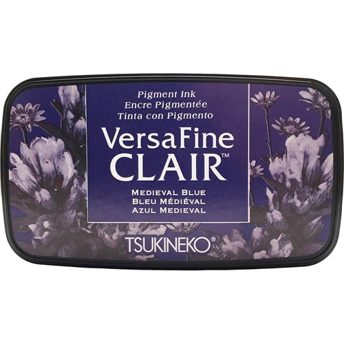 Simon Says Stamp! Tsukineko VersaFine Clair MEDIEVAL BLUE Ink Pad vfcla651