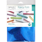 Simon Says Stamp! Therm O Web Gina K Designs BRILLIANT BLUE HOLOGRAPHIC Fancy Foils Deco Foil 18069