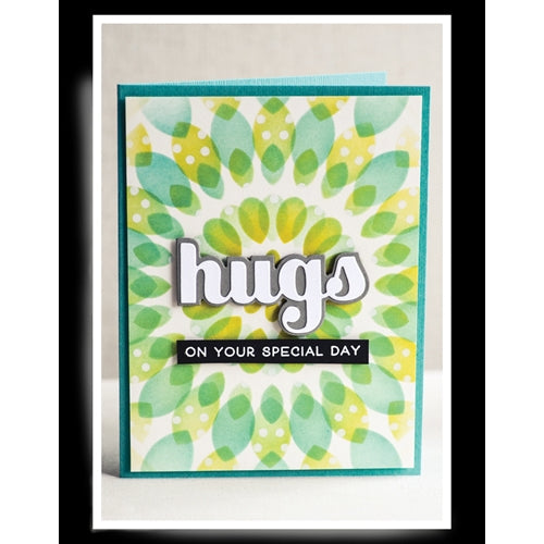 Simon Says Stamp! Birch Press Design BIG HUGS SUGAR SCRIPT Craft Dies 57138
