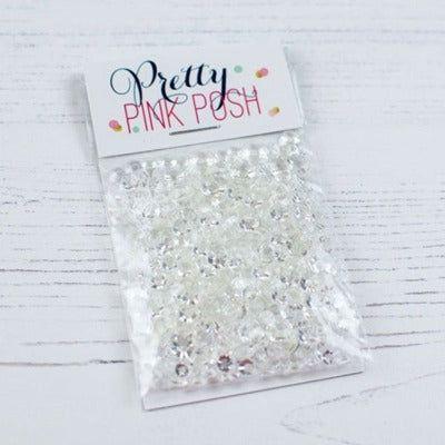 Simon Says Stamp! Pretty Pink Posh SPARKLING CLEAR Jewels