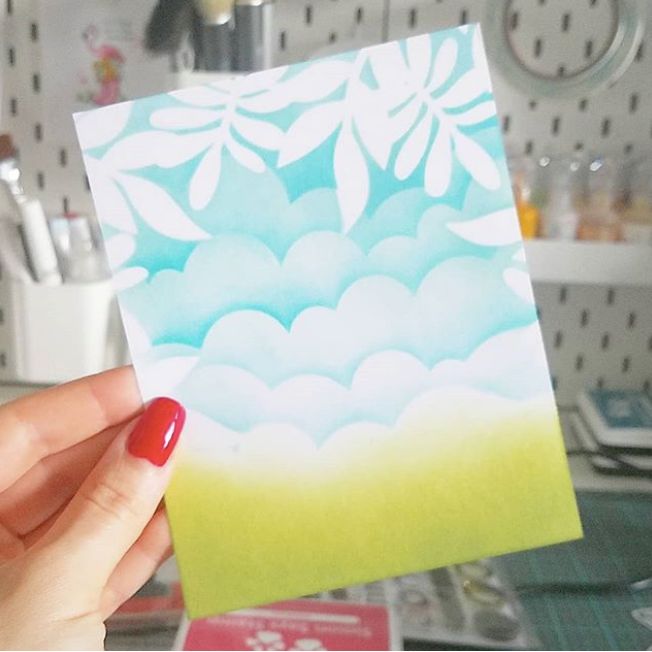 Simon Says Stamp! Simon Says Stamp Stencils CLOUDS FOR DAYS ssst121423