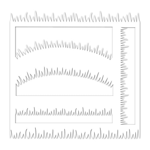 Simon Says Stamp! Simon Says Stamp Stencils GRASSY EDGES ssst121426 Good Vibes