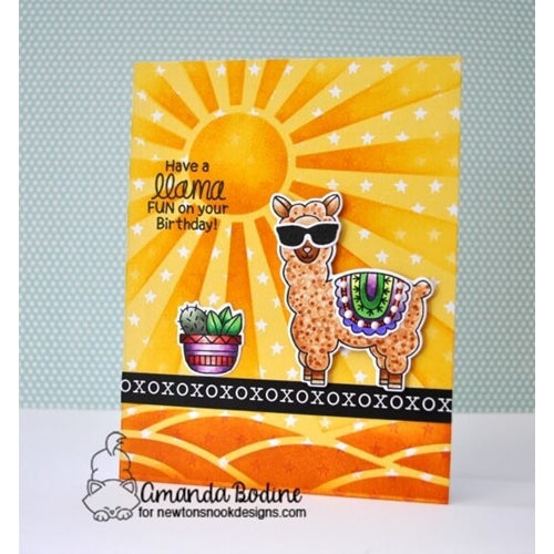 Simon Says Stamp! Newton's Nook Designs SUNSCAPE Stencil NN1806T02