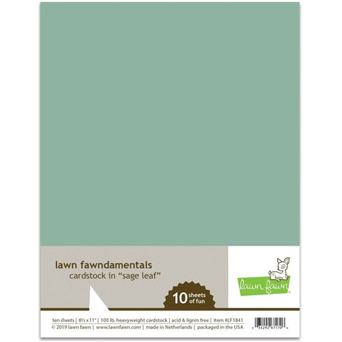 Simon Says Stamp! Lawn Fawn SAGE LEAF Cardstock LF1841