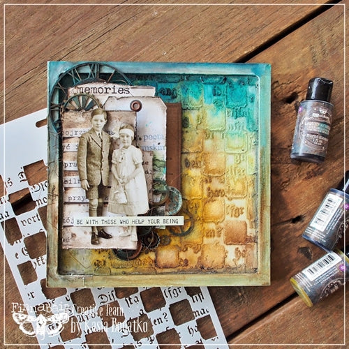 Simon Says Stamp! Prima Marketing PEACOCK Finnabair Art Alchemy Metallique Wax 966775 | color-code:ALT04