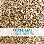 Simon Says Stamp! Trinity Stamps COFFEE BEAN HEART SPRINKLES Embellishment Box 251139