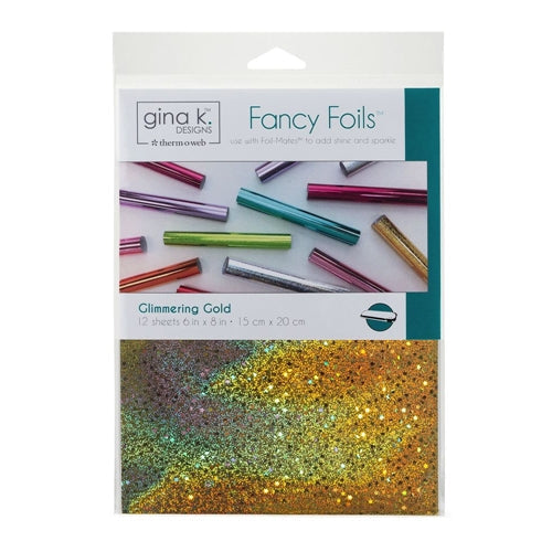 Simon Says Stamp! Therm O Web Gina K Designs GLIMMERING GOLD Fancy Foil Deco Foil 18124