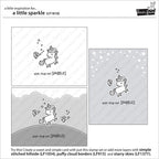 Simon Says Stamp! Lawn Fawn A LITTLE SPARKLE Clear Stamps LF1818