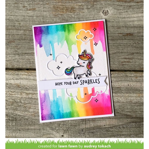 Simon Says Stamp! Lawn Fawn A LITTLE SPARKLE Clear Stamps LF1818