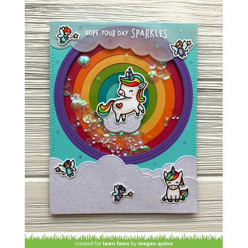 Simon Says Stamp! Lawn Fawn A LITTLE SPARKLE Clear Stamps LF1818