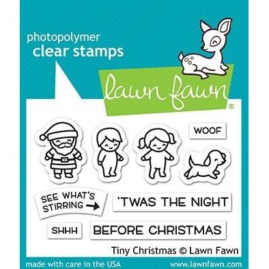 Simon Says Stamp! Lawn Fawn TINY CHRISTMAS Clear Stamps LF2022