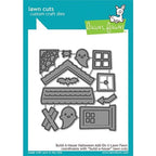 Simon Says Stamp! Lawn Fawn BUILD A HOUSE HALLOWEEN ADD ON Custom Craft Dies LF2047