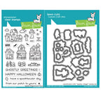 Simon Says Stamp! Lawn Fawn SET SPOOKY VILLAGE Clear Stamps and Dies HLFSV
