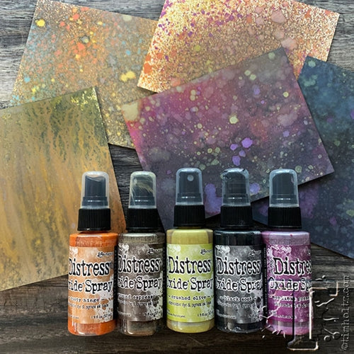 Simon Says Stamp! Tim Holtz Distress Oxide Spray CRUSHED OLIVE Ranger tso67641 | color-code:ALT01