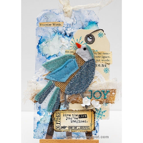 Simon Says Stamp! Tim Holtz Sizzix PATCHWORK BIRD Bigz Die 664231 | color-code:ALT6