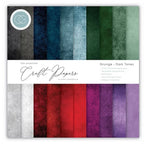 Simon Says Stamp! Craft Consortium GRUNGE DARK TONES 6 x 6 Paper Pad CCEPAD007B