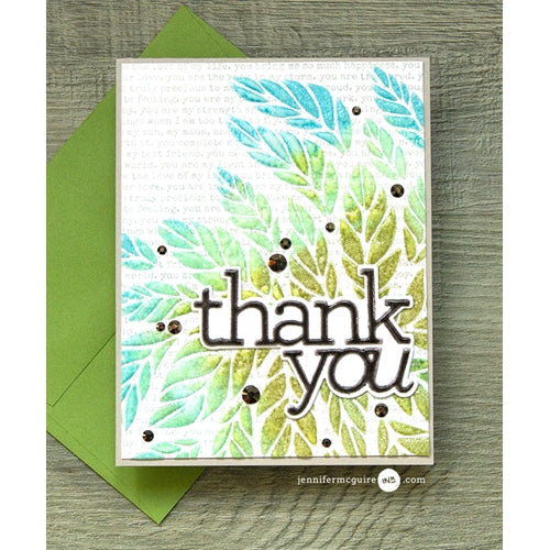 Simon Says Stamp! CZ Design Wafer Dies THANK YOU czd74 | color-code:ALT6