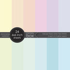 Simon Says Stamp! Memory Box DELICATE PASTEL GLITTER 6x6 Paper Pack gp1001