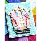 Simon Says Stamp! Memory Box DELICATE PASTEL GLITTER 6x6 Paper Pack gp1001