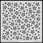 Simon Says Stamp! Newton's Nook Designs PETITE FLOWERS Stencil NN2002T01