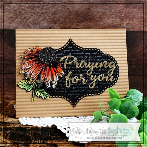 Simon Says Stamp! Sweet 'N Sassy PSALM 23 BACKGROUND Clear Stamp sns-20-016