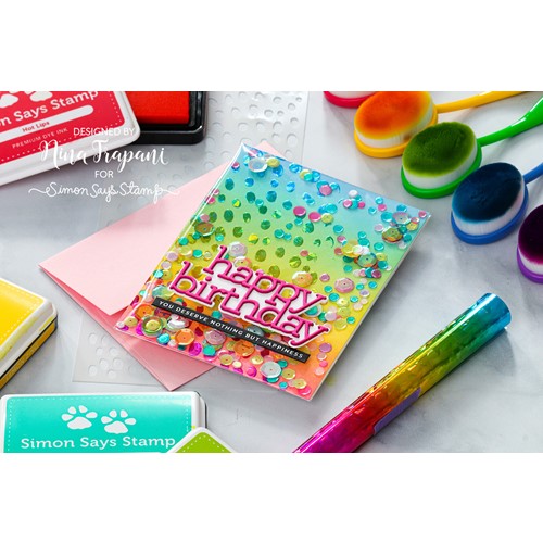 Simon Says Stamp! CZ Design Wafer Dies HAPPY BIRTHDAY czd82 | color-code:ALT01