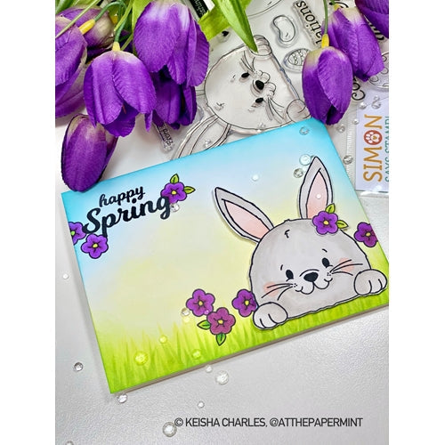 Simon Says Stamp! Simon Says Clear Stamps BUNNY BUTT PEEK A BOO sss202109