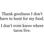 Simon Says Stamp! Riley And Company Funny Bones HUNT FOR TACOS Cling Rubber Stamp RWD 794