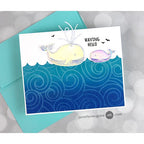 Simon Says Stamp! Hero Arts Fancy Dies CLOUDY SKY SCENE DI775