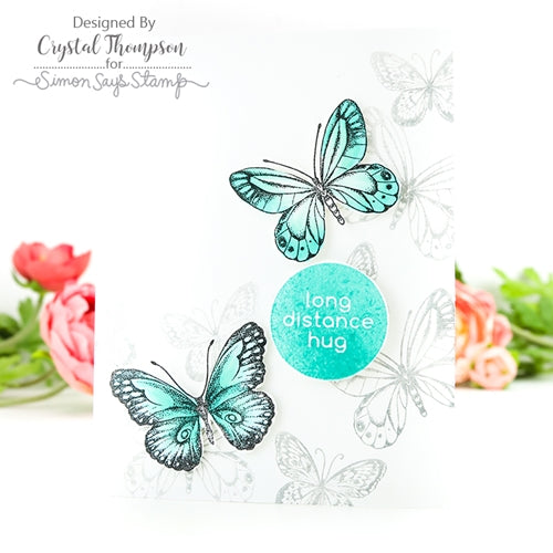 Simon Says Stamp! Simon Says Clear Stamps BEAUTIFUL BUTTERFLIES sss202086