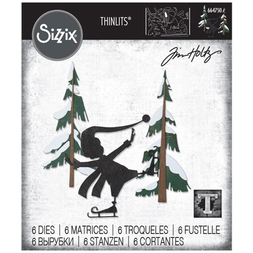 Simon Says Stamp! Tim Holtz Sizzix THIN ICE Thinlits Dies 664750