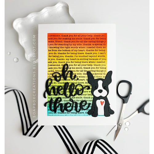Simon Says Stamp! Simon Says Stamp LIL' CRITTERS BOSTON TERRIER Wafer Die sssd112164