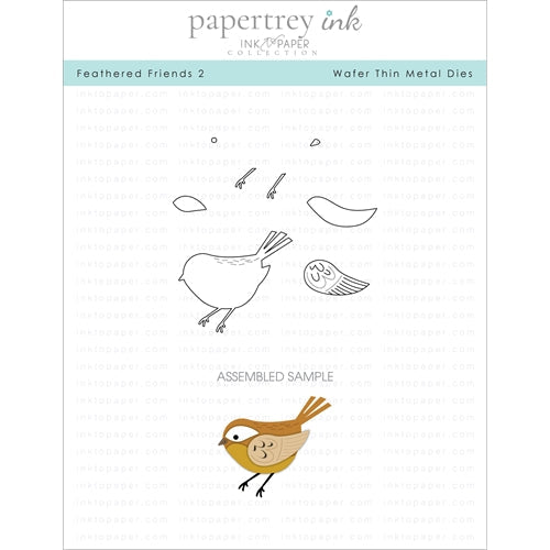 Simon Says Stamp! Papertrey Ink FEATHERED FRIENDS 2 Dies ITP148