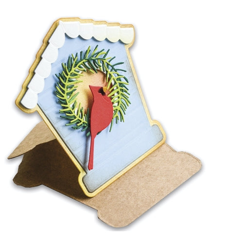Simon Says Stamp! Poppy Stamps BIRD HOUSE POP UP EASEL SET Craft Dies 2396