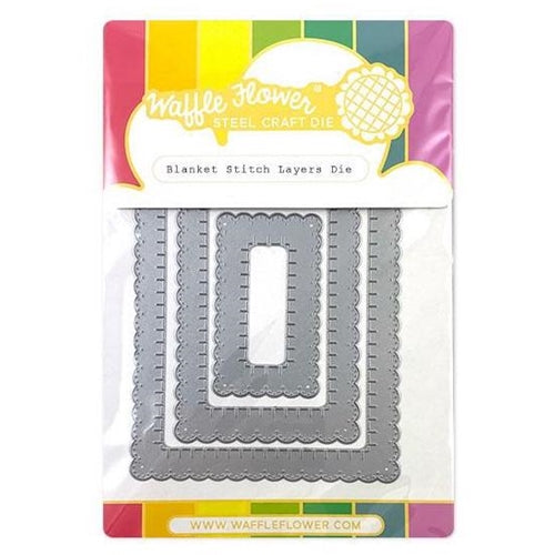 Simon Says Stamp! Waffle Flower BLANKET STITCH LAYERS Dies 310391