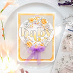 Simon Says Stamp! PinkFresh Studio CHARMING FLORAL WREATH Die Set pfcc1820*