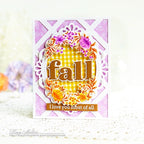 Simon Says Stamp! PinkFresh Studio CHARMING FLORAL WREATH Die Set pfcc1820*