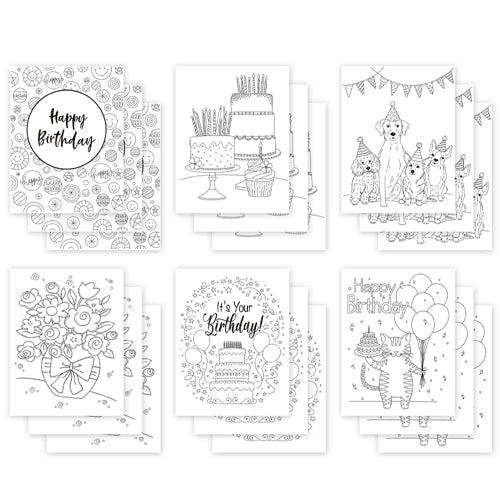 Simon Says Stamp! Simon Says Stamp Suzy's EVEN MORE BIRTHDAY Watercolor Prints szbdy18wc