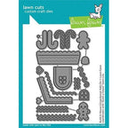 Simon Says Stamp! Lawn Fawn BUILD-A-HOUSE GINGERBREAD ADD-ON Die Cuts lf2438