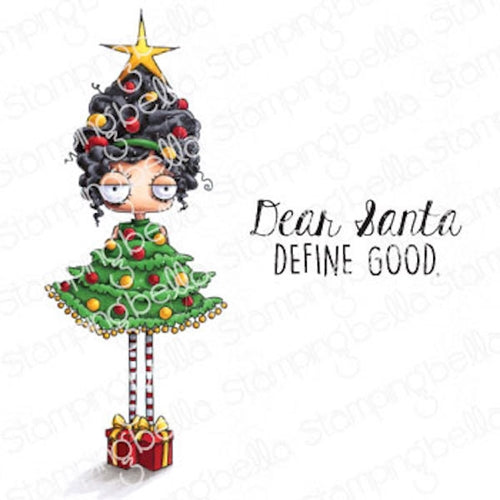 Simon Says Stamp! Stamping Bella Cling Stamps CHRISTMAS TREE ODDBALL eb977