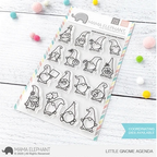 Simon Says Stamp! Mama Elephant Clear Stamps LITTLE GNOME AGENDA