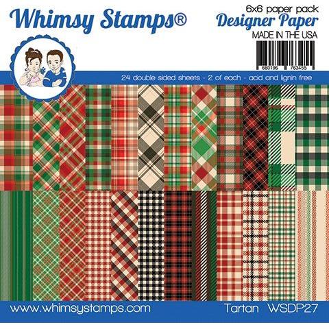 Simon Says Stamp! Whimsy Stamps TARTAN 6 x 6 Paper Pads WSDP27