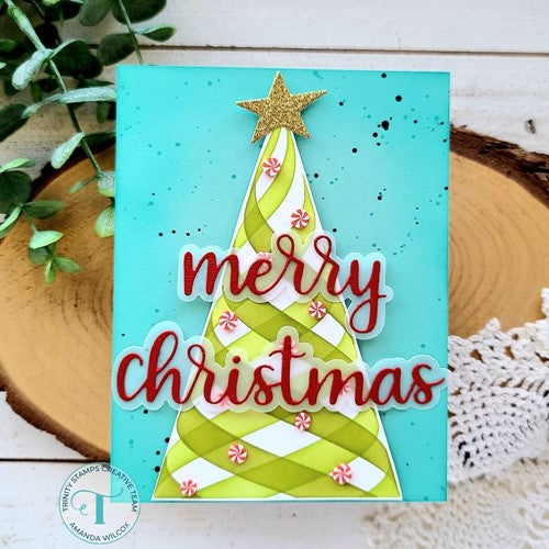 Simon Says Stamp! Trinity Stamps SCRIPTY CHRISTMAS Die Set tmd044