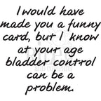 Simon Says Stamp! Riley And Company Funny Bones BLADDER CONTROL Cling Rubber Stamp RWD 855