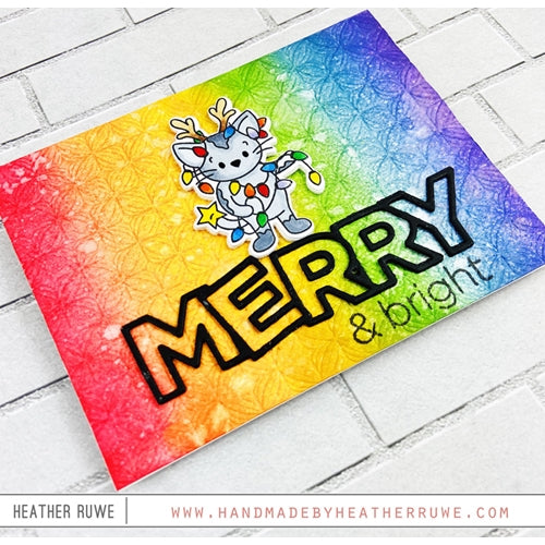 Simon Says Stamp! CZ Design CHUNKY MERRY Wafer Dies czd111