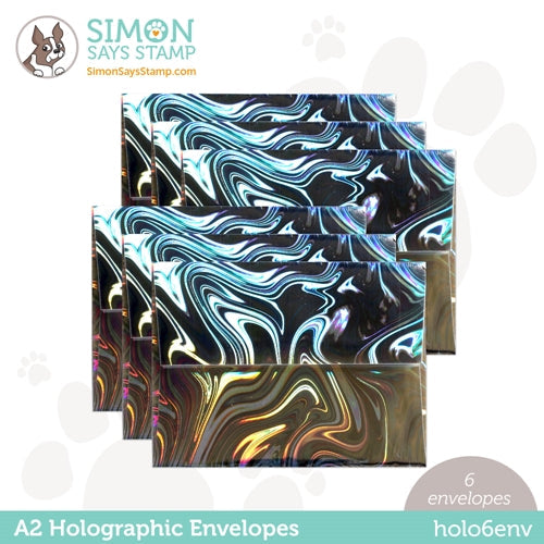 Simon Says Stamp! Simon Says Stamp Envelopes HOLOGRAPHIC holo6env