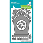 Simon Says Stamp! Lawn Fawn MAGIC IRIS BIRDHOUSE ADD-ON Die Cuts lf2471