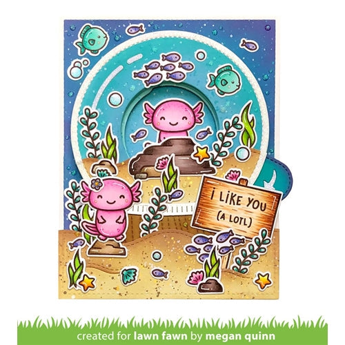 Simon Says Stamp! Lawn Fawn I LIKE YOU (A LOTL) Clear Stamps lf2464